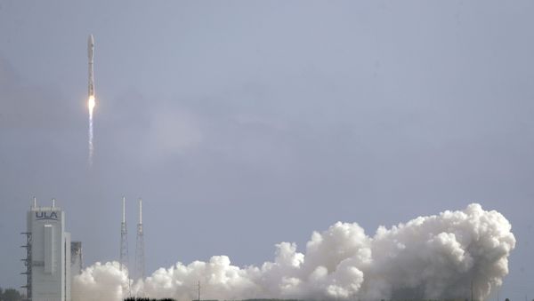A United Launch Alliance Atlas V rocket lifts off from Launch Complex 41 at the Cape Canaveral Air Force Station, Sunday, May 17, 2020, in Cape Canaveral, Fla. The mission's primary payload is the X-37B spaceplane - Sputnik International