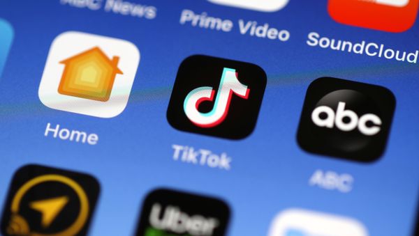  In this photo illustration, the Tik Tok app is displayed on an Apple iPhone on November 01, 2019 in San Anselmo, California - Sputnik International