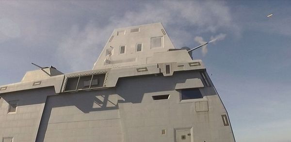 Photo: US Tests New High-Velocity Cannon on USS Zumwalt, World’s Largest Destroyer Photo: US Tests New High-Velocity Cannon on USS Zumwalt, World’s Largest Destroyer - Sputnik International