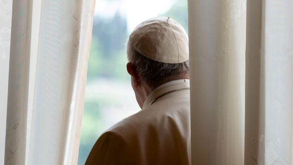 Pope Francis holds weekly general audience virtually due to the coronavirus outbreak at the Vatican, May 20, 2020 - Sputnik International