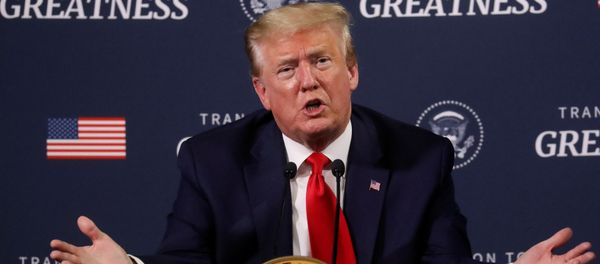 US President Donald Trump speaks with members of the business community while visiting the Ford Rawsonville Components Plant, which is making ventilators and medical supplies, during the coronavirus disease (COVID-19) pandemic in Ypsilanti, Michigan, U.S. US President Donald Trump speaks with members of the business community while visiting the Ford Rawsonville Components Plant, which is making ventilators and medical supplies, during the coronavirus disease (COVID-19) pandemic in Ypsilanti, Michigan, U.S. - Sputnik International