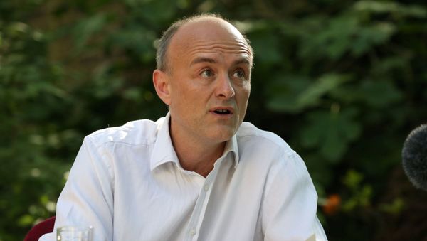Dominic Cummings, special advisor for Britain's Prime Minister Boris Johnson, reads the official Government guidelines on lockdown while answering questions from the media after making a statement at 10 Downing Street, following the outbreak of the coronavirus disease (COVID-19), London, Britain, 25 May 2020.  - Sputnik International