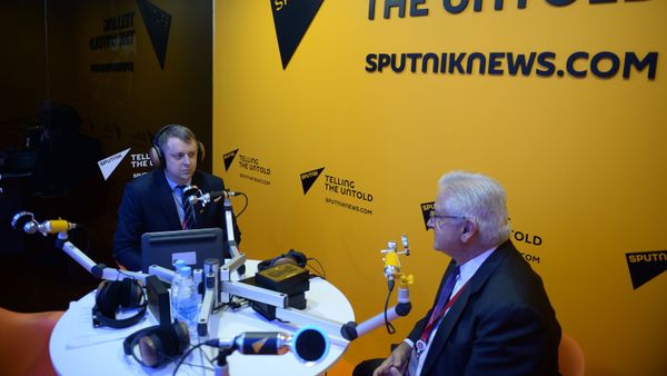 AmCham Russia President and CEO Alexis Rodzianko During Interview With Sputnik - Sputnik International
