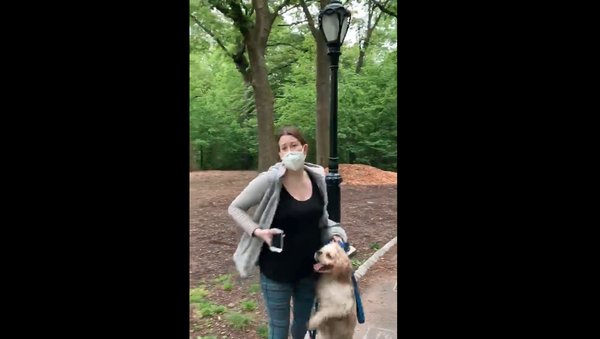 Amy Cooper, subject of viral dispute over leash law  - Sputnik International