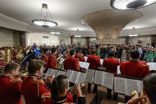 Underground Architectural Wonder: Moscow Metro Celebrates 85th Anniversary Underground Architectural Wonder: Moscow Metro Celebrates 85th Anniversary - Sputnik International