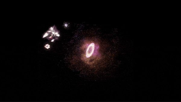 This is an artist’s impression of the ring galaxy This is an artist’s impression of the ring galaxy - Sputnik International
