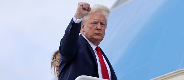 US President Donald Trump boards Air Force One with first lady Melania Trump as they depart Washington for travel to the Kennedy Space Center in Florida at Joint Base Andrews, Maryland, U.S., May 27, 2020 US President Donald Trump boards Air Force One with first lady Melania Trump as they depart Washington for travel to the Kennedy Space Center in Florida at Joint Base Andrews, Maryland, U.S., May 27, 2020 - Sputnik International