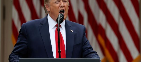 U.S. President Trump makes announcement about China at the White House in Washington - Sputnik International