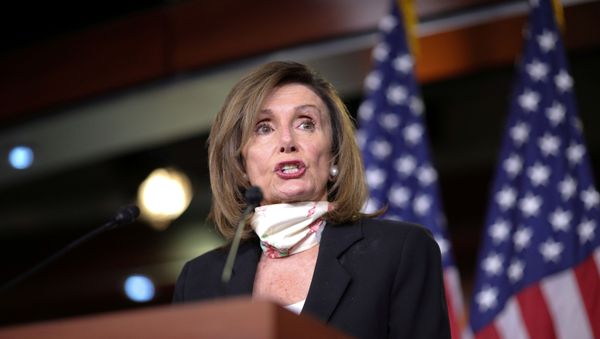 U.S. Speaker of the House Nancy Pelosi (D-CA) delivers remarks during a weekly news conference on Capitol Hill in Washington, U.S., May 28, 2020 - Sputnik International