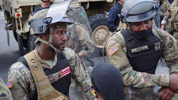 US National Guard during protests in Washington DC, 3 June 2020 - Sputnik International