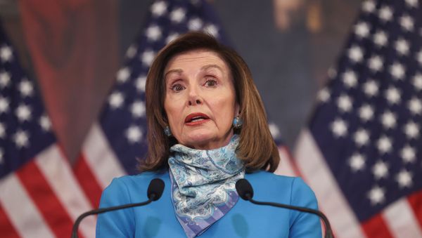 U.S. House Speaker Nancy Pelosi (D-CA) speaks about the coronavirus response during her weekly news conference with Capitol Hill reporters in Washington U.S., May 7, 2020.  - Sputnik International