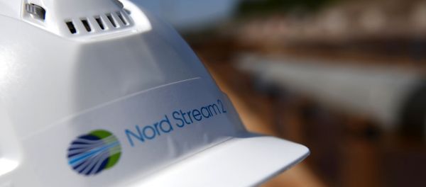 Helmet of a worker on the construction site of the Nord Stream-2 gas pipeline Helmet of a worker on the construction site of the Nord Stream-2 gas pipeline - Sputnik International