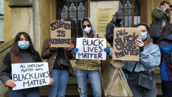 'Black Lives Matter' Protesters in London on 6 June 2020 'Black Lives Matter' Protesters in London on 6 June 2020 - Sputnik International