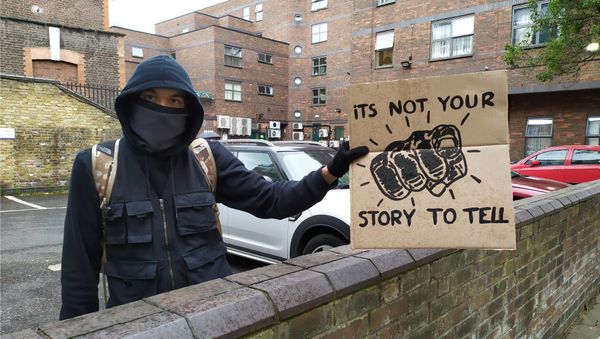 Protester in London Protester in London - Sputnik International