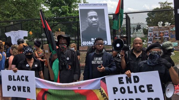 A protest over by the death of George Floyd near the White House in Washington DC, US, 06.06.2020. - Sputnik International