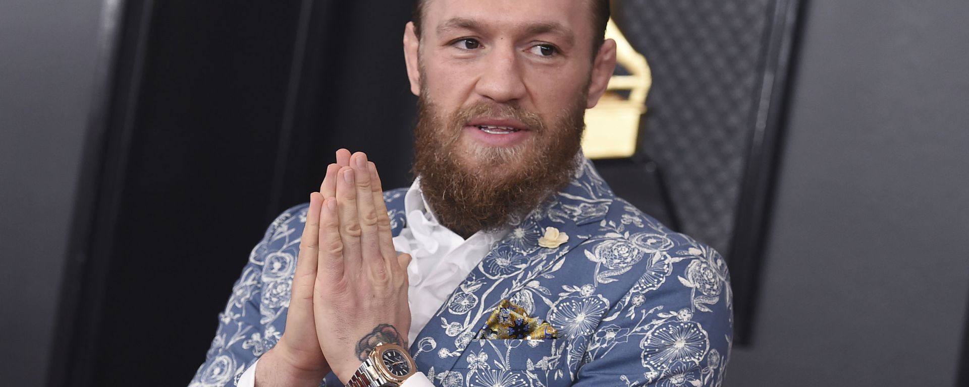 Conor McGregor arrives at the 62nd annual Grammy Awards at the Staples Center on Sunday, 26 January 2020, in Los Angeles. Conor McGregor arrives at the 62nd annual Grammy Awards at the Staples Center on Sunday, 26 January 2020, in Los Angeles. - Sputnik International, 1920, 23.04.2021