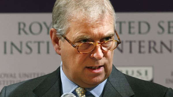 In this Tuesday, Oct. 1, 2013 file photo, Britain's Prince Andrew delivers the keynote speech of the Japan-UK security cooperation conference in Tokyo. Prince Andrew in a statement Saturday Aug. 24, 2019 denied any knowledge of criminal behavior by one-time friend Jeffrey Epstein who killed himself in a New York jail while awaiting trial on sex trafficking charges In this Tuesday, Oct. 1, 2013 file photo, Britain's Prince Andrew delivers the keynote speech of the Japan-UK security cooperation conference in Tokyo. Prince Andrew in a statement Saturday Aug. 24, 2019 denied any knowledge of criminal behavior by one-time friend Jeffrey Epstein who killed himself in a New York jail while awaiting trial on sex trafficking charges - Sputnik International