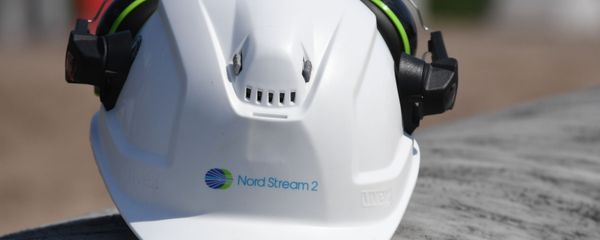 Helmet of a worker on the construction site of the Nord Stream-2 gas pipeline Helmet of a worker on the construction site of the Nord Stream-2 gas pipeline - Sputnik International