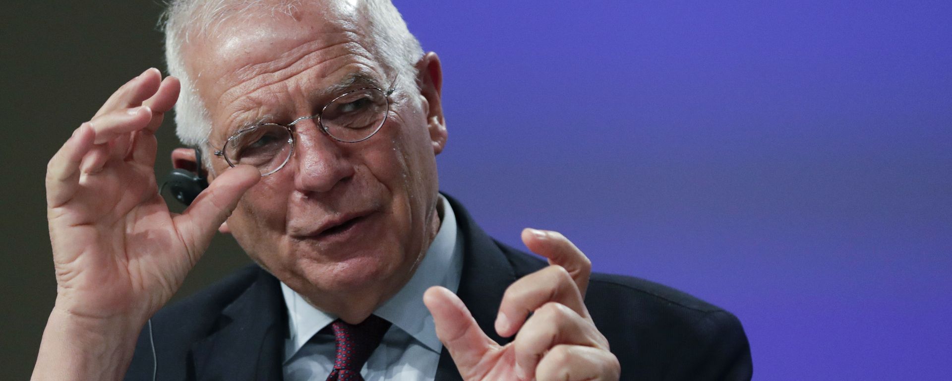 European Union foreign policy chief Josep Borrell addresses a video press conference at EU headquarters in Brussels, Tuesday, June 2, 2020 - Sputnik International, 1920, 19.09.2022