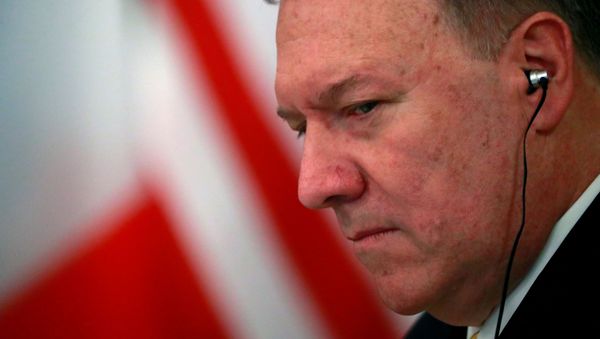 U.S. Secretary of State Mike Pompeo attends a lunch hosted by Chinese Foreign Minister Wang Yi with his counterparts of the permanent five veto-wielding members of the U.N. Security Council in New York, U.S., September 26, 2019 - Sputnik International