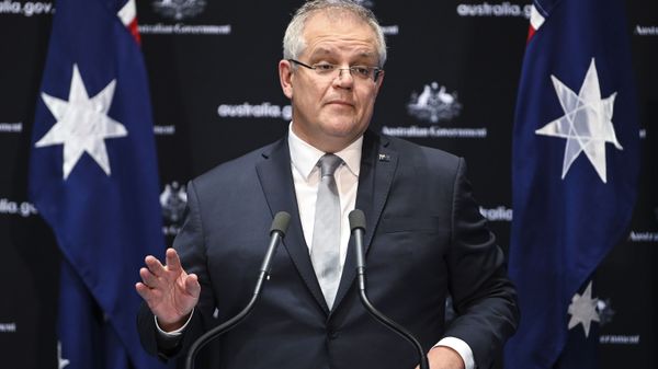Australian Prime Minister Scott Morrison speaks to the media during a press conference at Parliament House in Canberra, Friday, May 1, 2020 Australian Prime Minister Scott Morrison speaks to the media during a press conference at Parliament House in Canberra, Friday, May 1, 2020 - Sputnik International