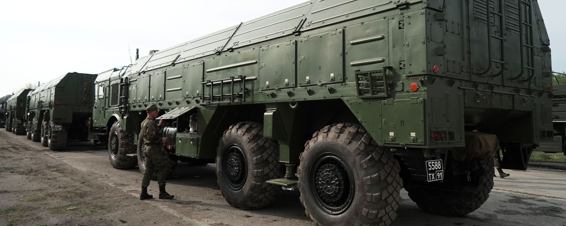 Iskander missile launchers in Russia's Kaliningrad. File photo. - Sputnik International, 1920, 31.05.2023