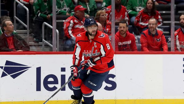 Alex Ovechkin #8 of the Washington Capitals skates with the puck against the Dallas Stars at Capital One Arena on 8 October 2019 in Washington, DC - Sputnik International