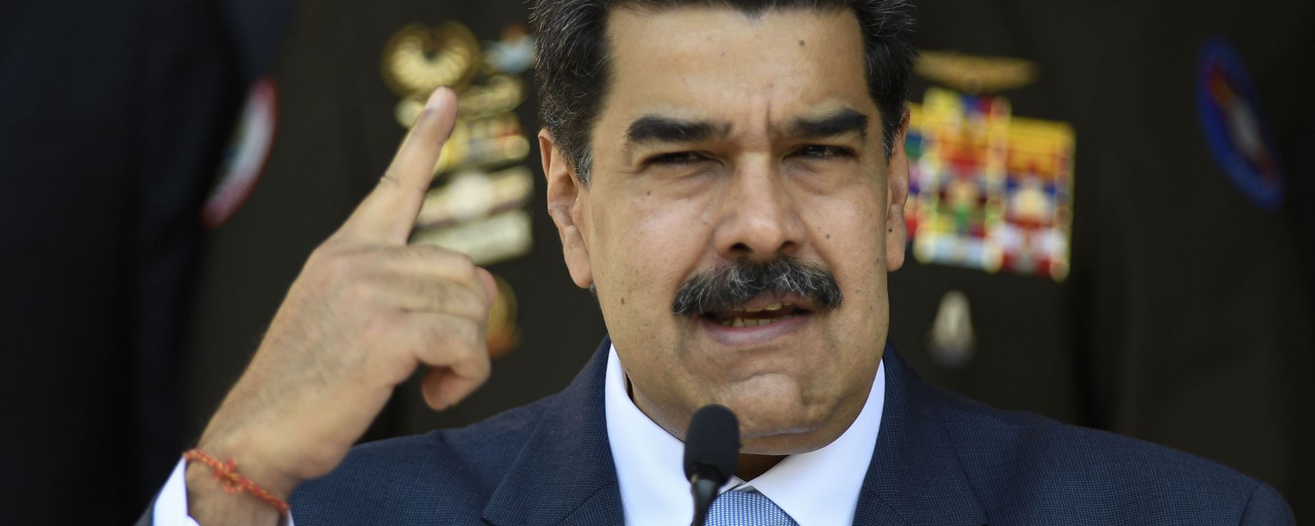 Venezuelan President Nicolas Maduro speaks at a press conference at the Miraflores Presidential Palace in Caracas, Venezuela, Thursday, March 12, 2020 Venezuelan President Nicolas Maduro speaks at a press conference at the Miraflores Presidential Palace in Caracas, Venezuela, Thursday, March 12, 2020 - Sputnik International, 1920, 09.12.2020