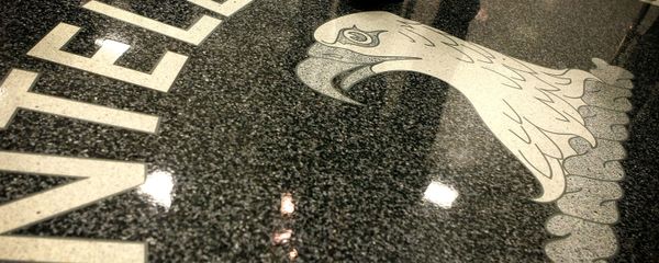 A man walks across the seal of the Central Intelligence Agency at the lobby of the Original Headquarters Building at the CIA headquarters February 19, 2009 in McLean, Virginia - Sputnik International