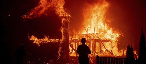 The Paradise wildfire in California in November 2018 - Sputnik International