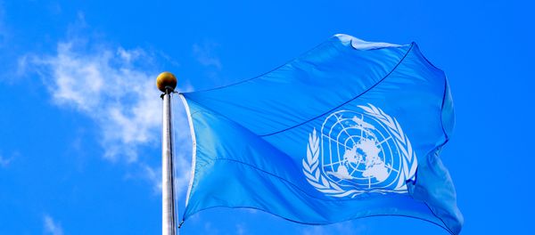 The United Nations flag is seen during the 74th session of the United Nations General Assembly at U.N. headquarters in New York City, New York, U.S., Sept. 24, 2019 The United Nations flag is seen during the 74th session of the United Nations General Assembly at U.N. headquarters in New York City, New York, U.S., Sept. 24, 2019 - Sputnik International