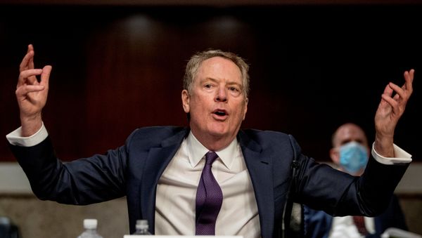 U.S. Trade Representative Robert Lighthizer speaks at a Senate Finance Committee hearing on U.S. trade on Capitol Hill in Washington, D.C., U.S., June 17, 2020 - Sputnik International