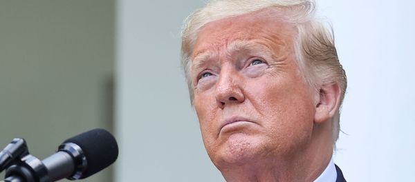 U.S. President Donald Trump pauses while speaking about the cost of treating diabetes in the White House Rose Garden during the coronavirus disease (COVID-19) outbreak in Washington, U.S., May 26, 2020 - Sputnik International