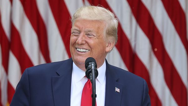 U.S. President Donald Trump speaks about the cost of treating diabetes in the White House Rose Garden during the coronavirus disease (COVID-19) outbreak in Washington, U.S., May 26, 2020.  - Sputnik International