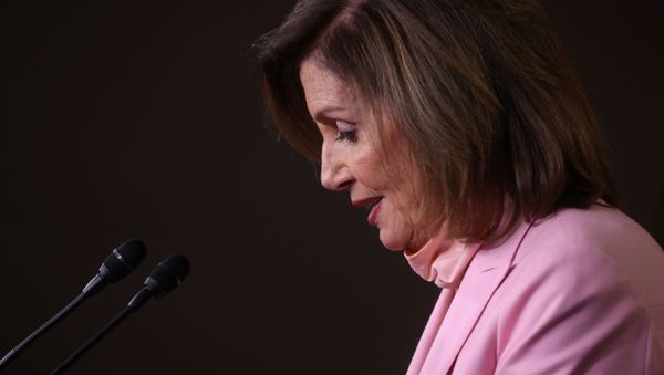 U.S. House Speaker Nancy Pelosi (D-CA) addresses her weekly news conference with Capitol Hill reporters at the U.S. Capitol in Washington, U.S., June 18, 2020 - Sputnik International