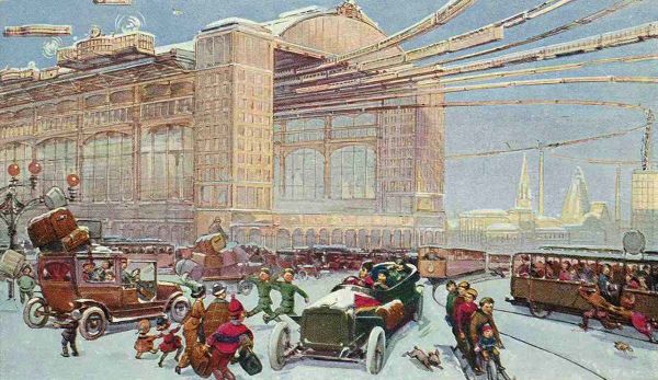 Future Almost Here? Artistic Impression of 23rd Century Moscow in Series of Imperial Era Postcards Future Almost Here? Artistic Impression of 23rd Century Moscow in Series of Imperial Era Postcards - Sputnik International