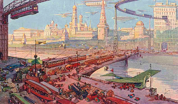 Future Almost Here? Artistic Impression of 23rd Century Moscow in Series of Imperial Era Postcards Future Almost Here? Artistic Impression of 23rd Century Moscow in Series of Imperial Era Postcards - Sputnik International