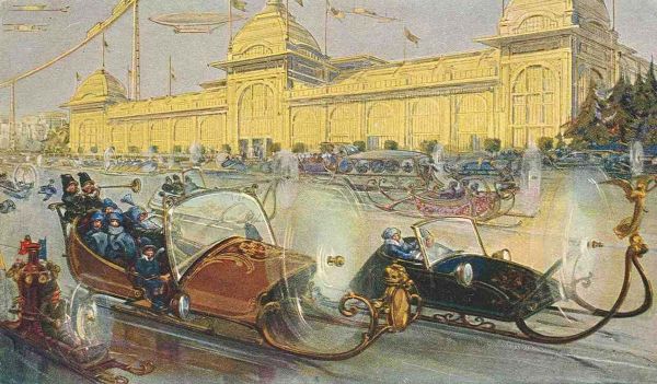Future Almost Here? Artistic Impression of 23rd Century Moscow in Series of Imperial Era Postcards Future Almost Here? Artistic Impression of 23rd Century Moscow in Series of Imperial Era Postcards - Sputnik International