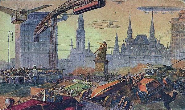 Future Almost Here? Artistic Impression of 23rd Century Moscow in Series of Imperial Era Postcards Future Almost Here? Artistic Impression of 23rd Century Moscow in Series of Imperial Era Postcards - Sputnik International