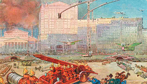 Future Almost Here? Artistic Impression of 23rd Century Moscow in Series of Imperial Era Postcards Future Almost Here? Artistic Impression of 23rd Century Moscow in Series of Imperial Era Postcards - Sputnik International