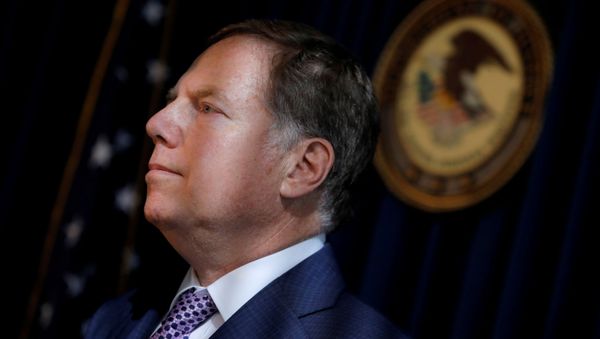 U.S. Attorney for the Southern District Geoffrey S. Berman attends a news conference on the indictment of Lev Parnas, Igor Fruman, David Correia, and Andrey Kukushnin for various charges related to violations of U.S. federal election laws in New York City, U.S., October 10, 2019.  - Sputnik International