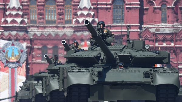 Russian T-72B3 Tank During the V-Day Parade, Commemorating the 75th Anniversary of the Victory in the WWII in Moscow. 24 June 2020 - Sputnik International