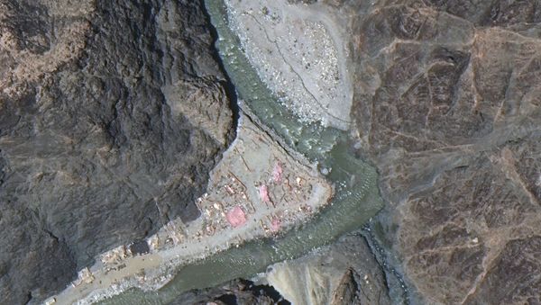 Maxar WorldView-3 satellite image shows close up view of the Line of Actual Control (LAC) border and patrol point 14 in the eastern Ladakh sector of Galwan Valley - Sputnik International