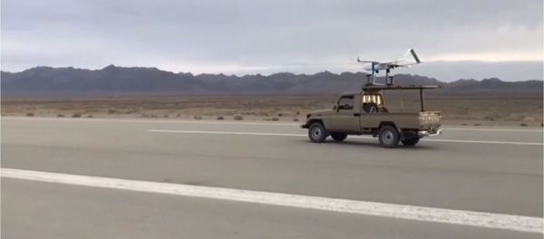Islamic Revolution Guards Corps reveal their new Me’raj-1 drone - Sputnik International