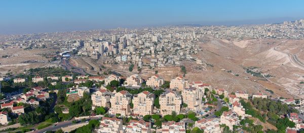An aerial view shows the Jewish settlement of Maale Adumim in the Israeli-occupied West Bank, June 29, 2020. Picture taken with a drone.  - Sputnik International