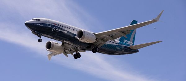 A Boeing 737 MAX airplane lands after a test flight at Boeing Field in Seattle, Washington, U.S. June 29, 2020 - Sputnik International