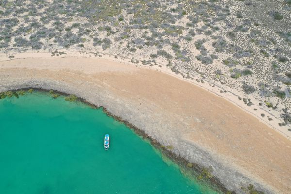 A general view of the area where researchers from Flinders University, the University of Western Australia, and James Cook University discovered underwater artefacts dating back thousands of years, when the seabed was dry land, in Australia, 2019. - Sputnik International