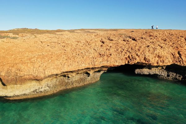 A general view of the area where researchers from Flinders University, the University of Western Australia, and James Cook University discovered underwater artefacts dating back thousands of years, when the seabed was dry land, in Australia, 2019. - Sputnik International