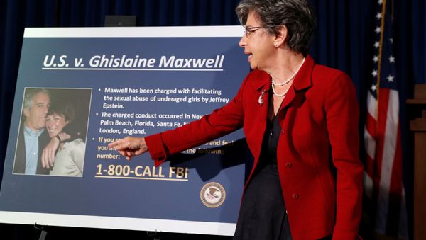Audrey Strauss, Acting United States Attorney for the Southern District of New York speaks at a news conference announcing charges against Ghislaine Maxwell Audrey Strauss, Acting United States Attorney for the Southern District of New York speaks at a news conference announcing charges against Ghislaine Maxwell - Sputnik International