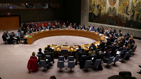 The United Nations Security Council meets about the situation in Syria at United Nations Headquarters in the Manhattan borough of New York City, New York, U.S., February 28, 2020 - Sputnik International